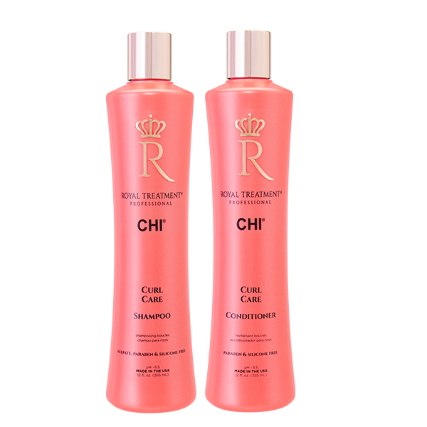farouk systems chi royal treatment curl care shampoo conditioner