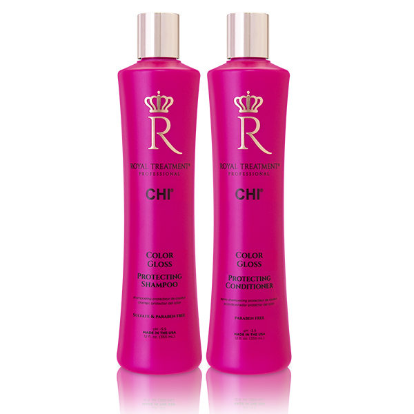 farouk systems chi royal treatment color gloss protecting shampoo conditioner