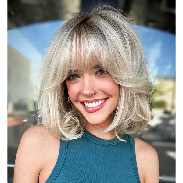 90S BOB THE BIGGEST HAIRCUT TRENDS OF FALL AND WINTER 2023 FRINGE BLOWOUT