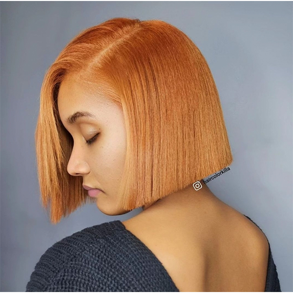 THE BIGGEST HAIRCUT TRENDS OF FALL AND WINTER 2023 CHIN LENGTH BOB ON TEXTURED HAIR