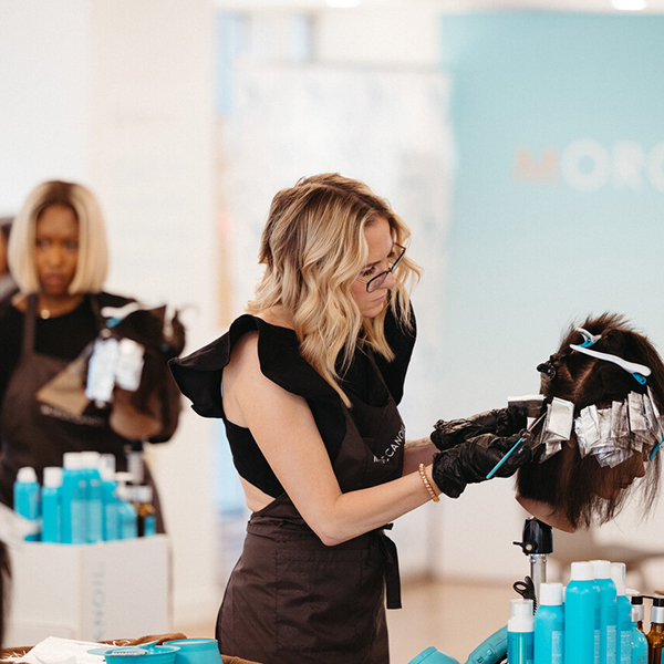 moroccanoil academy new york city hairdresser education for every stylist level new york city classes color cutting styling