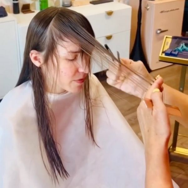 hollygirldoeshair short fringe how to cut fringe bangs thehairbros tips tutorial how to trending haircut tutorials for professionals