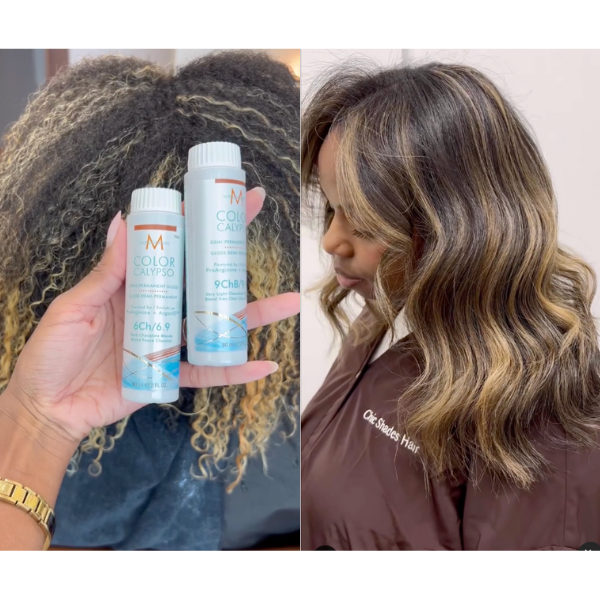 Balayage transformation with Moroccanoil Color