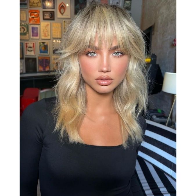 2024 haircut trends: 90s Layers & Bobs · Butterfly Cuts · Old Money Bobs · Birkin Bangs · Long Curtain Bangs · Soft, Blunt Lobs · Bardot Shags