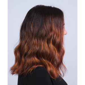 Brassy Blonde to Warm Copper Transformation