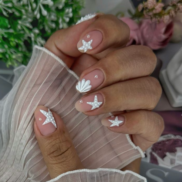 seashell nails