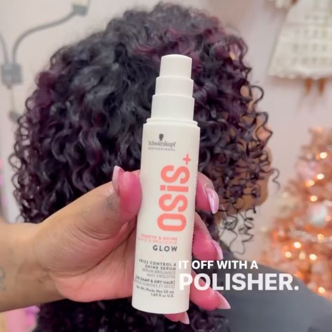 key tips for frizz free defined curls / curly hair definition with schwarzkopf new osis hair products and brendnetta ashley edgybgirl techniques tutorials how to styling