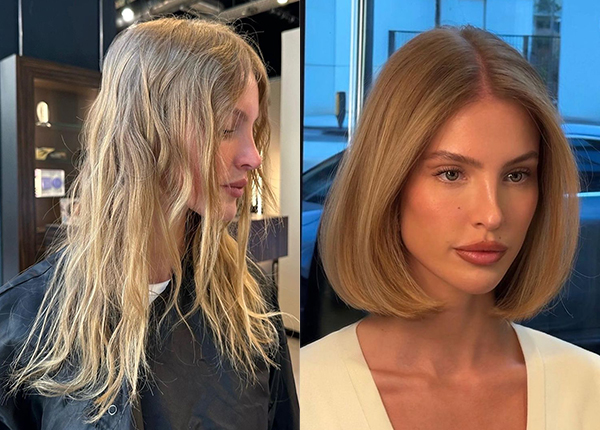 Sun-kissed beige blonde formula tutorial how-to steps trending hair color