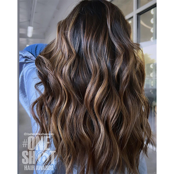 Sun-kissed brunettes trending hair color formulas