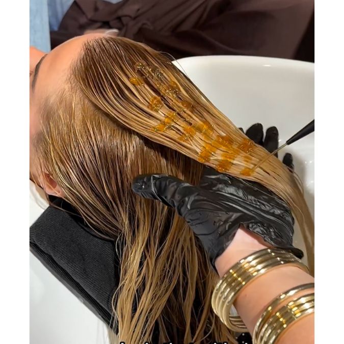 merikateoconnor Papaya Copper Toner on Blonde Hair Color Formulas John Paul Mitchell Systems The Demi Ginger Spice Glosses Warm Balayage for Fall