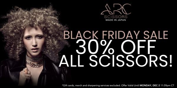 Black Friday ARC Scissors Editorial Banner 2024