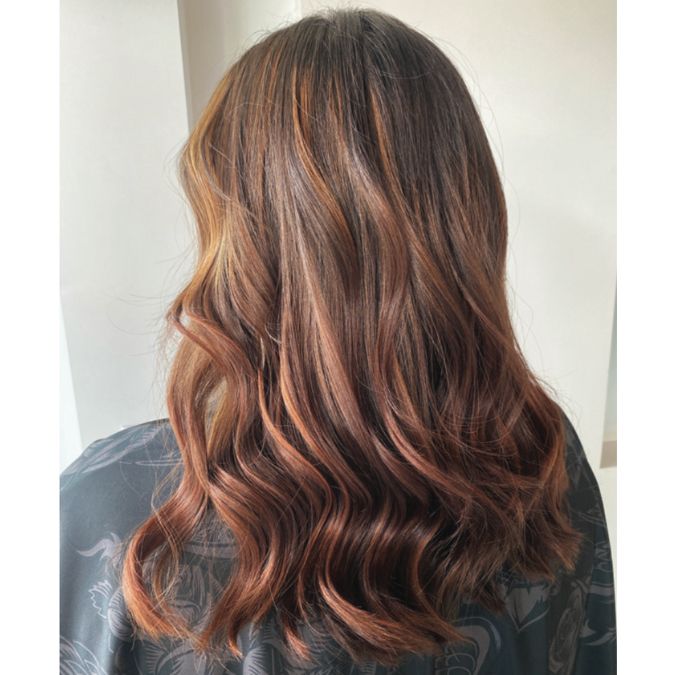 Cherry brown hair, luxury golden blonde hair, chocolate brown hair color, warm autumn hair shades, Davines hair color formulas, fall 2024 hair color trends, rich warm hues hair inspiration, golden blonde Pinterest hair trend, autumn-inspired hair colors, salon-ready warm hair transformations