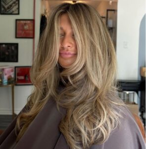 Soft Blended Blonde on Level 4 Base-img