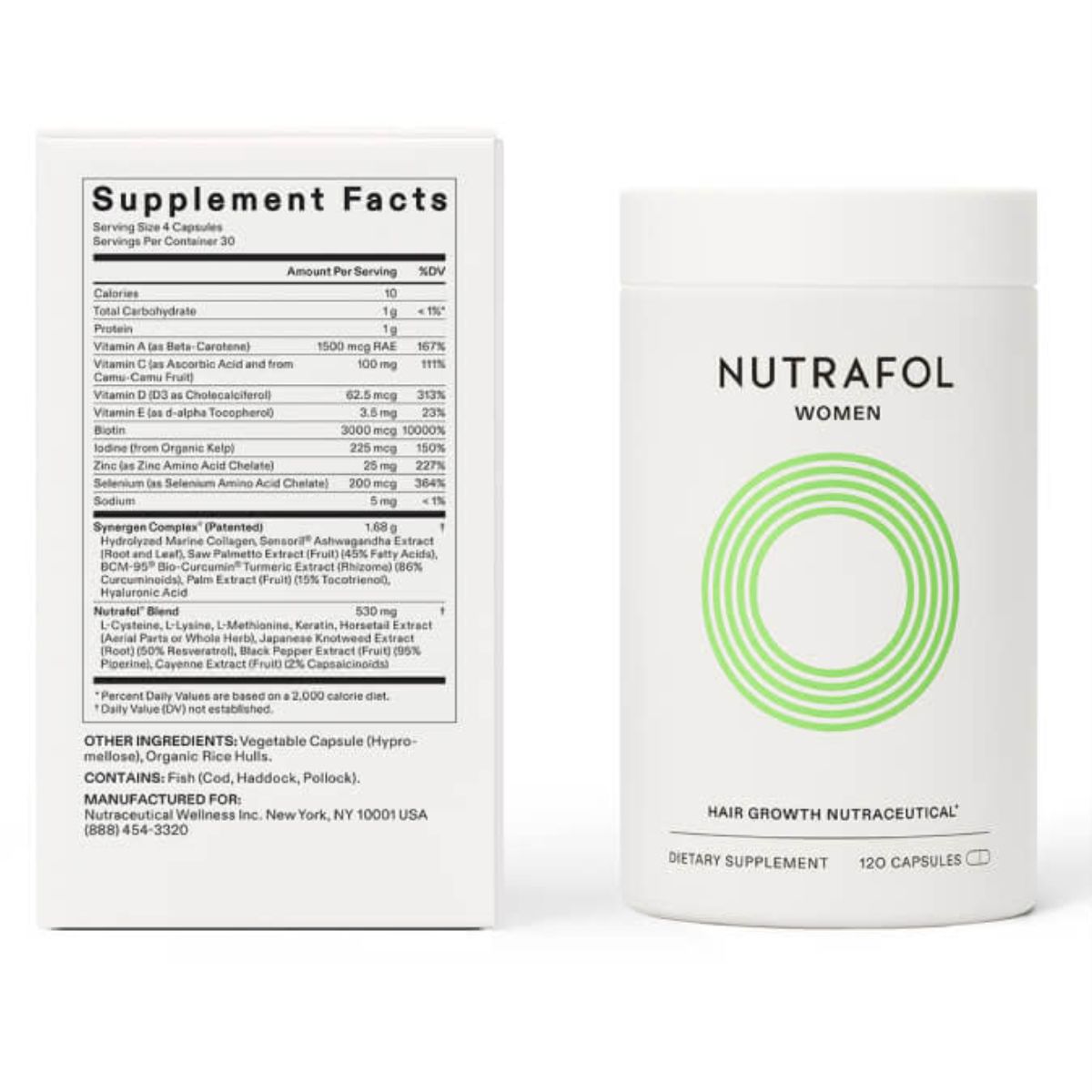 A photo of Nutrafol Women's Nutraceutical supplements