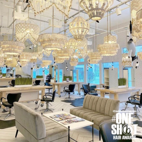 Salon Decor finalist entry by hairstylist @beicapelli for the 2021 #ONESHOT Hair Awards Hot Shot