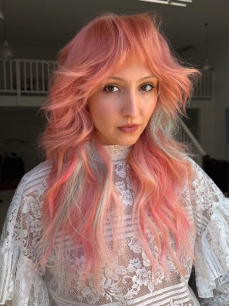Metallic Violet Rose - Behindthechair.com